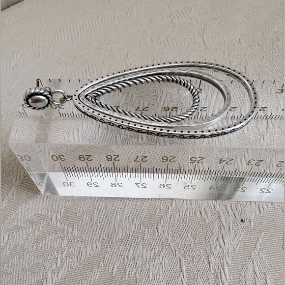 Silver nickel free dangle earrings - Picture 6 of 9